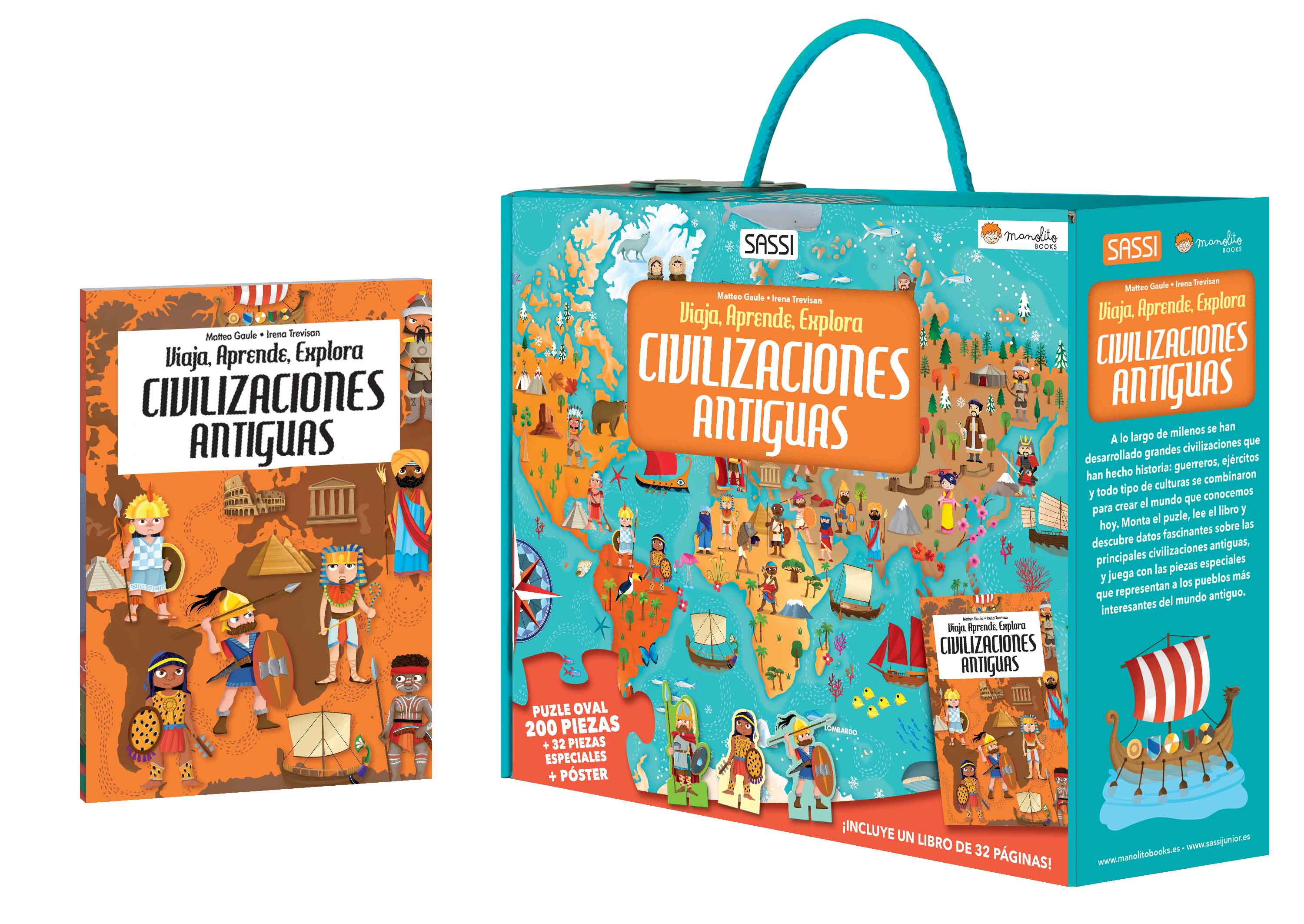 CIVILIZACIONES ANTIGUAS, de Matteo Gaule | portada del libro