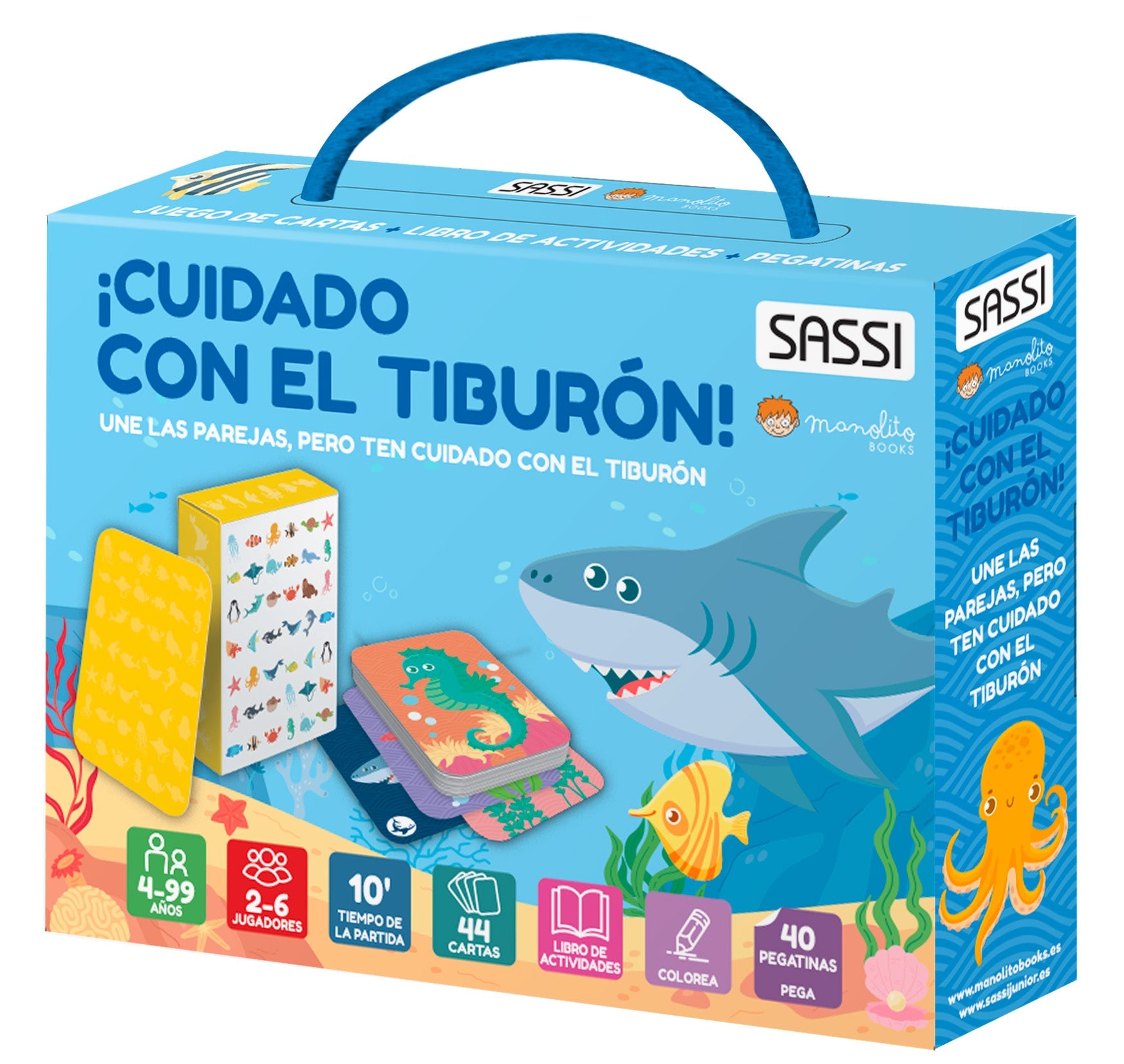 CUIDADO CON EL TIBURON, de G MENEGUZZO | portada del libro