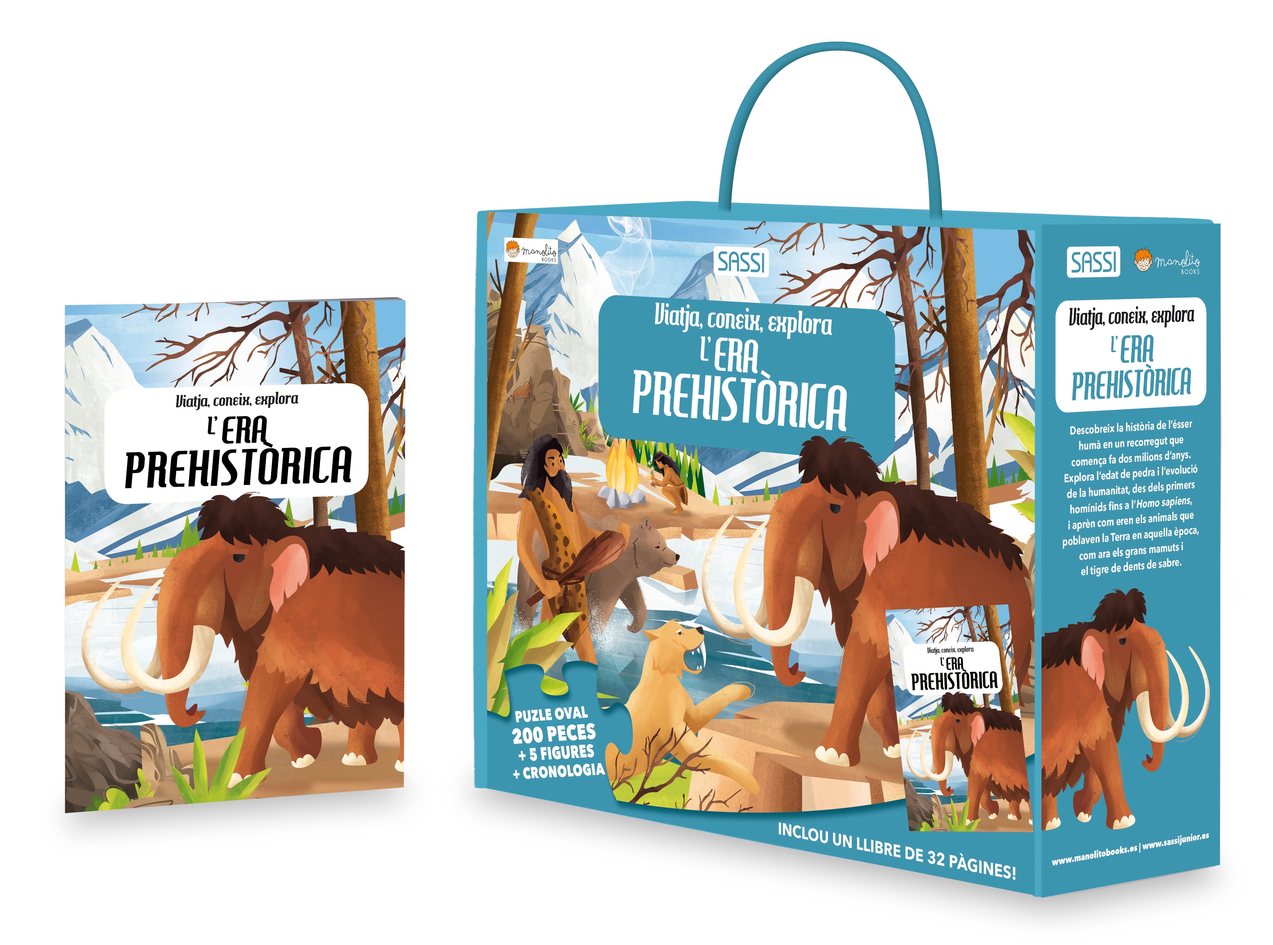 ERA PREHISTORICA CAT, de Roberta Marcolin | portada del libro