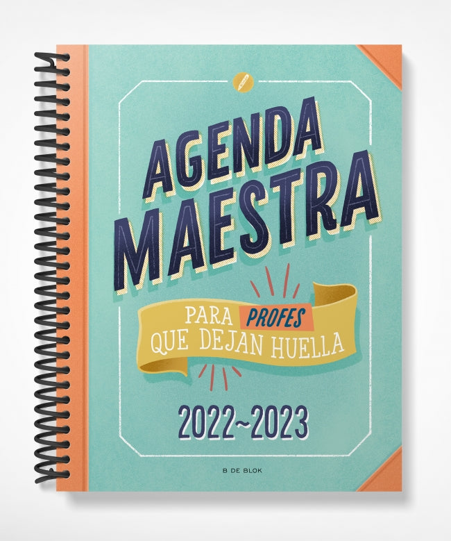 AGENDA MAESTRA PARA PROFES QUE DEJAN HUELLA, de VARIOS AUTORES | portada del libro