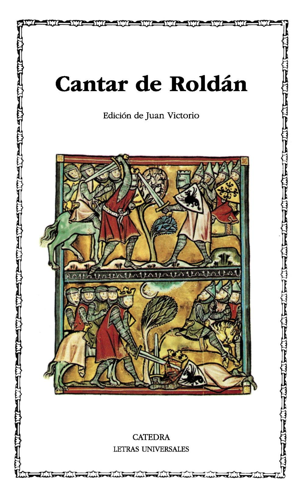 Cantar de Roldán, de Anónimo | portada del libro