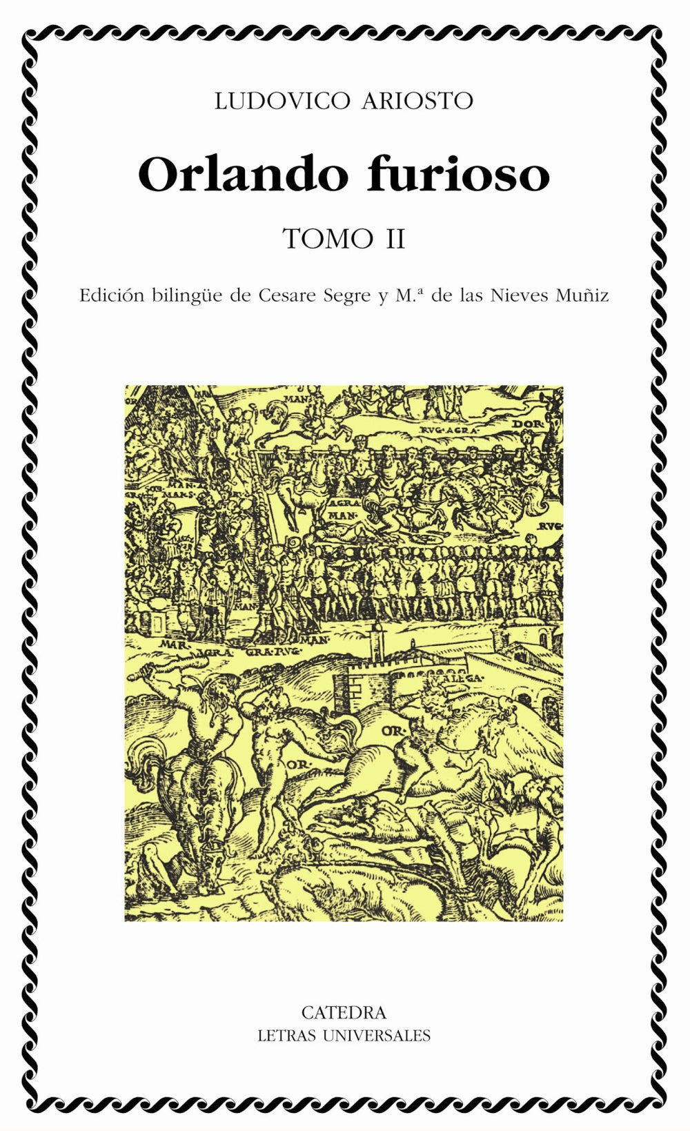 Orlando furioso, tomo II, de Ariosto, Ludovico | portada del libro