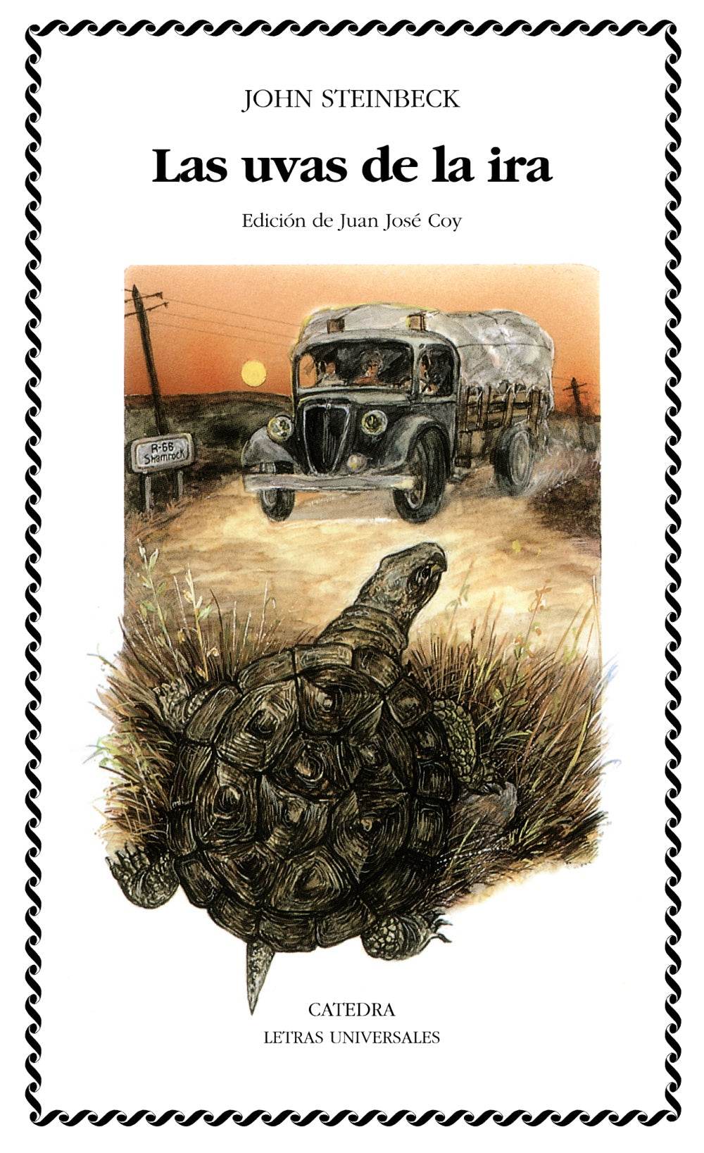 Las uvas de la ira, de Steinbeck, John | portada del libro