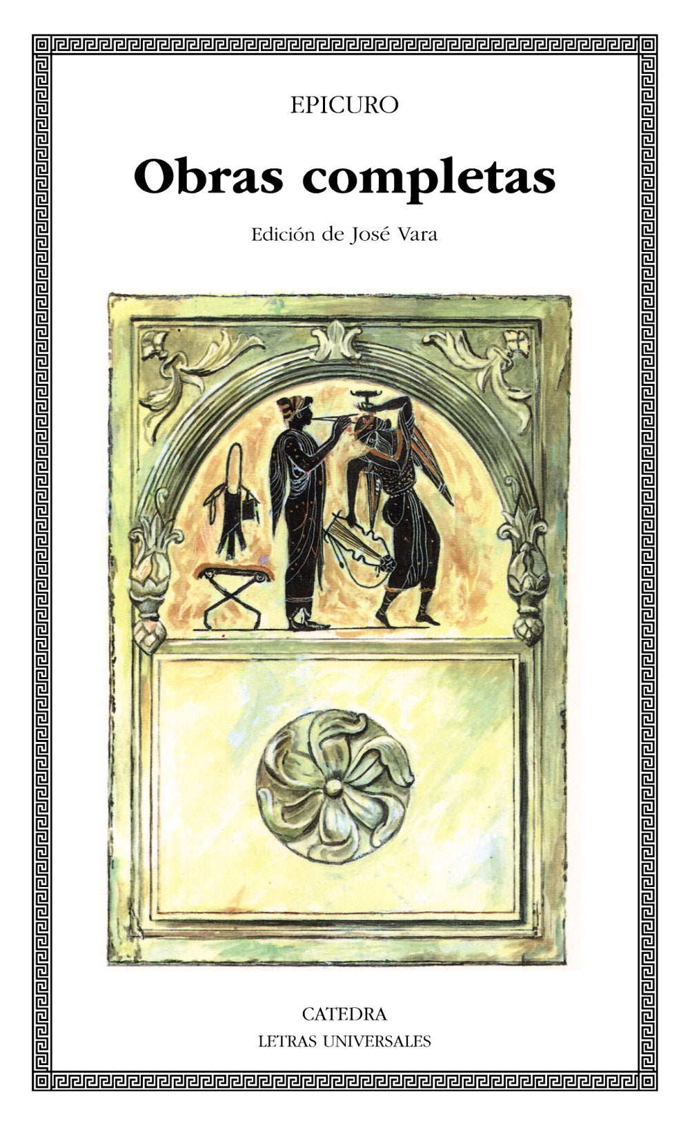 Obras completas, de Epicuro | portada del libro