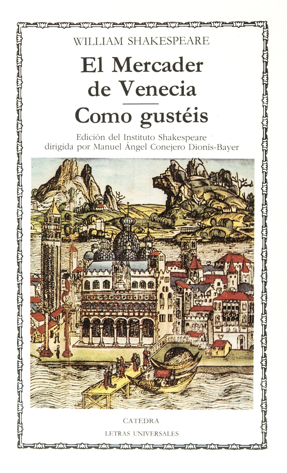 El Mercader de Venecia; Como gustéis, de Shakespeare, William | portada del libro
