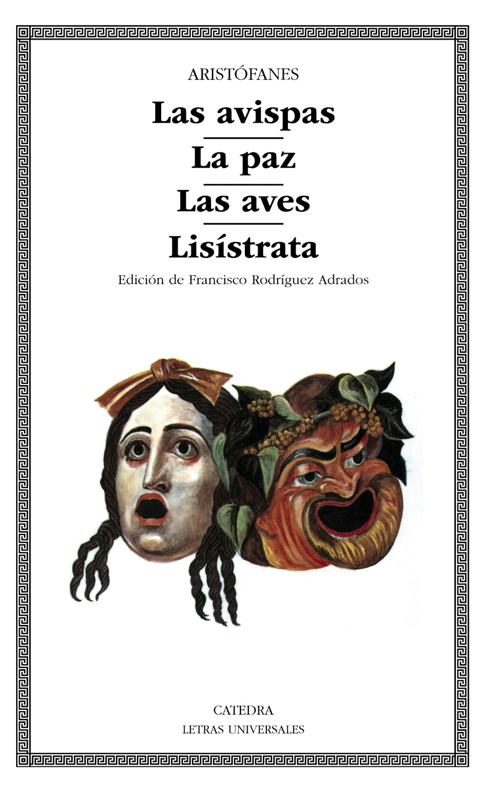 Las avispas; La paz; Las aves; Lisístrata, de Aristófanes | portada del libro