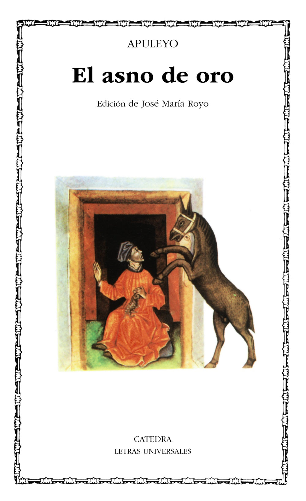 El asno de oro, de Apuleyo | portada del libro