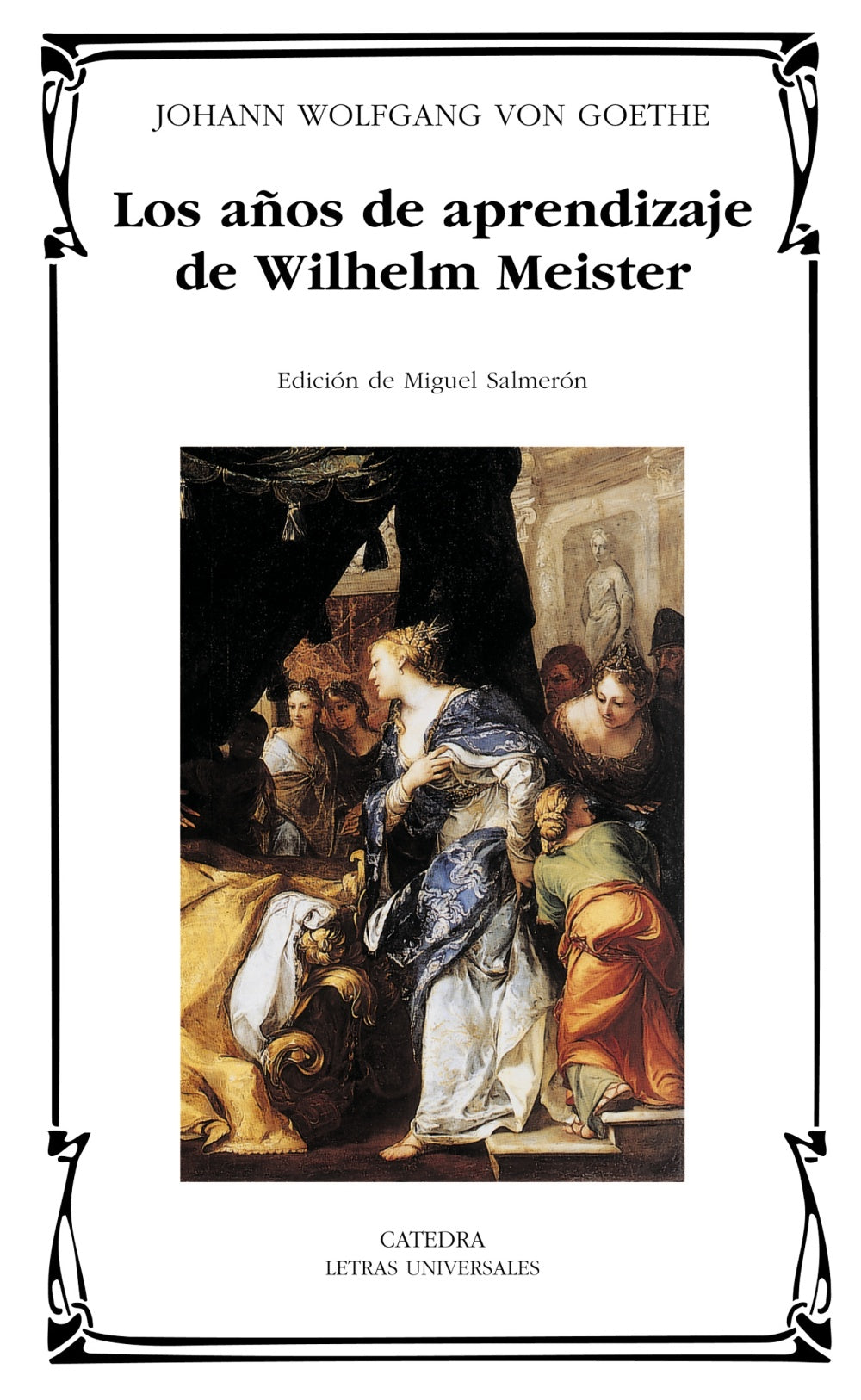Los años de aprendizaje de Wilhelm Meister, de Goethe, Johann Wolfgang von | portada del libro