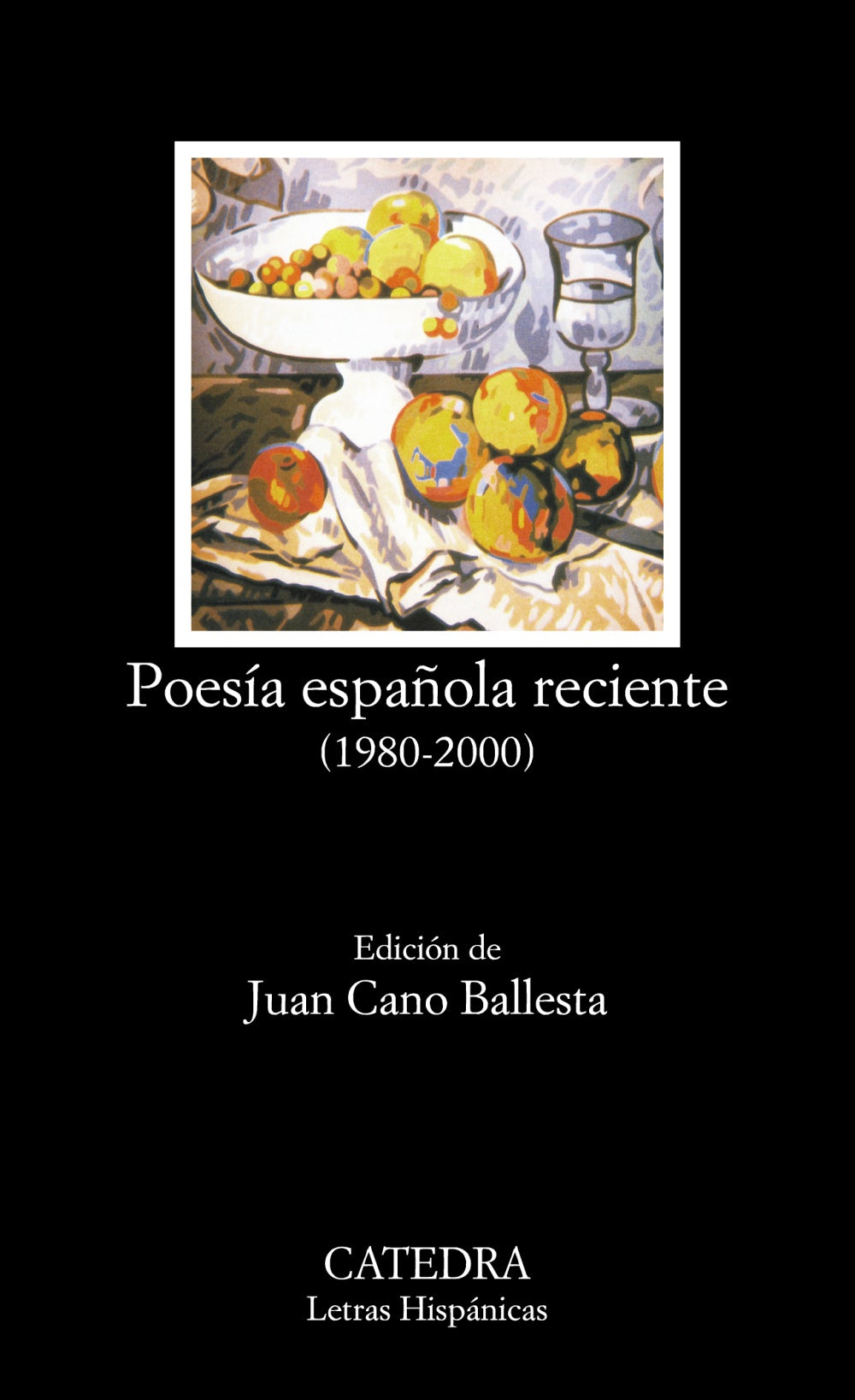 Poesía española reciente (1980-2000), de Varios Autores | portada del libro