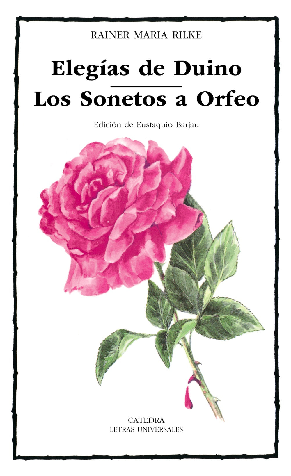 Elegías de Duino; Los Sonetos a Orfeo, de Rilke, Rainer Mª | portada del libro