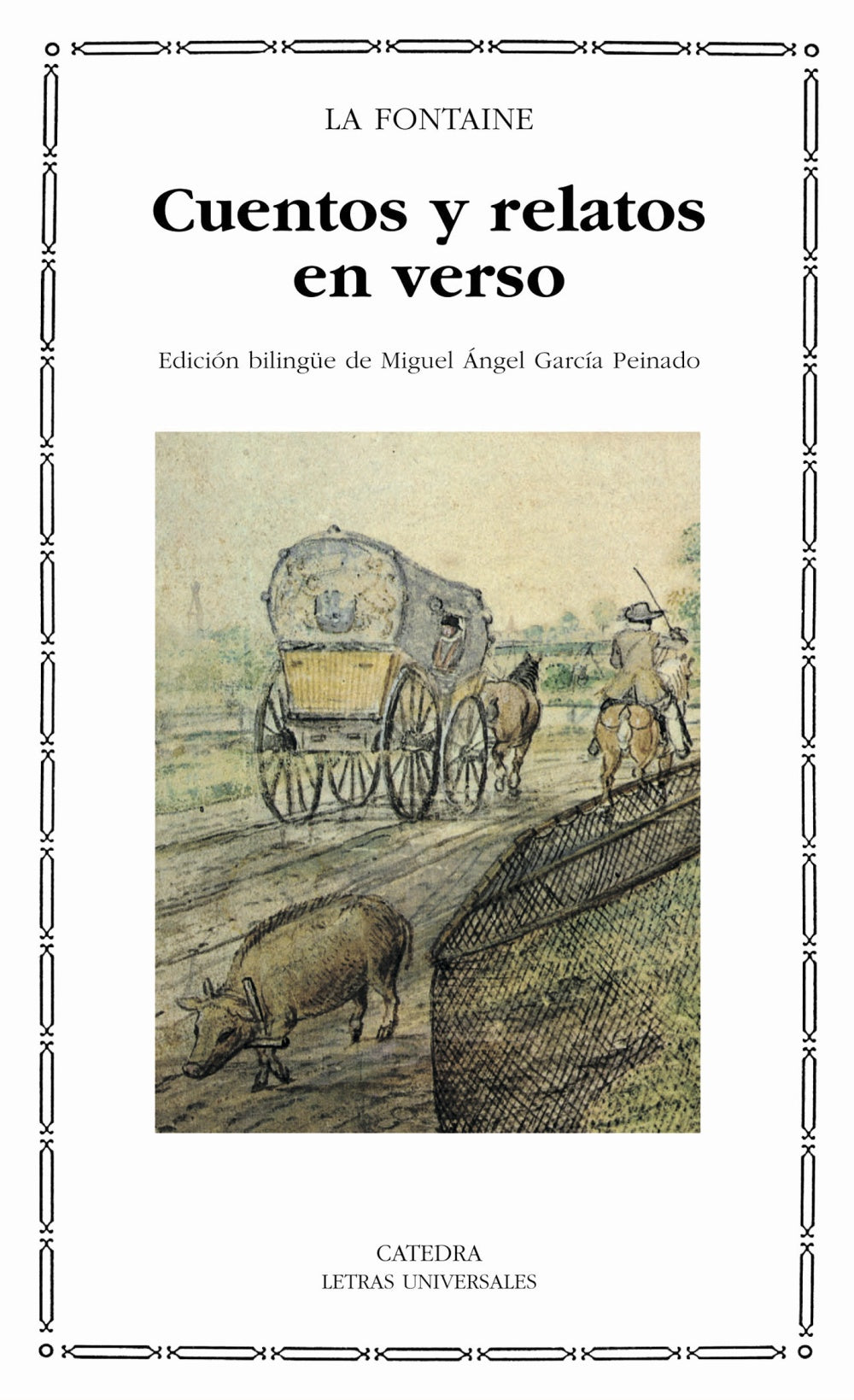 Cuentos y relatos en verso, de La Fontaine | portada del libro