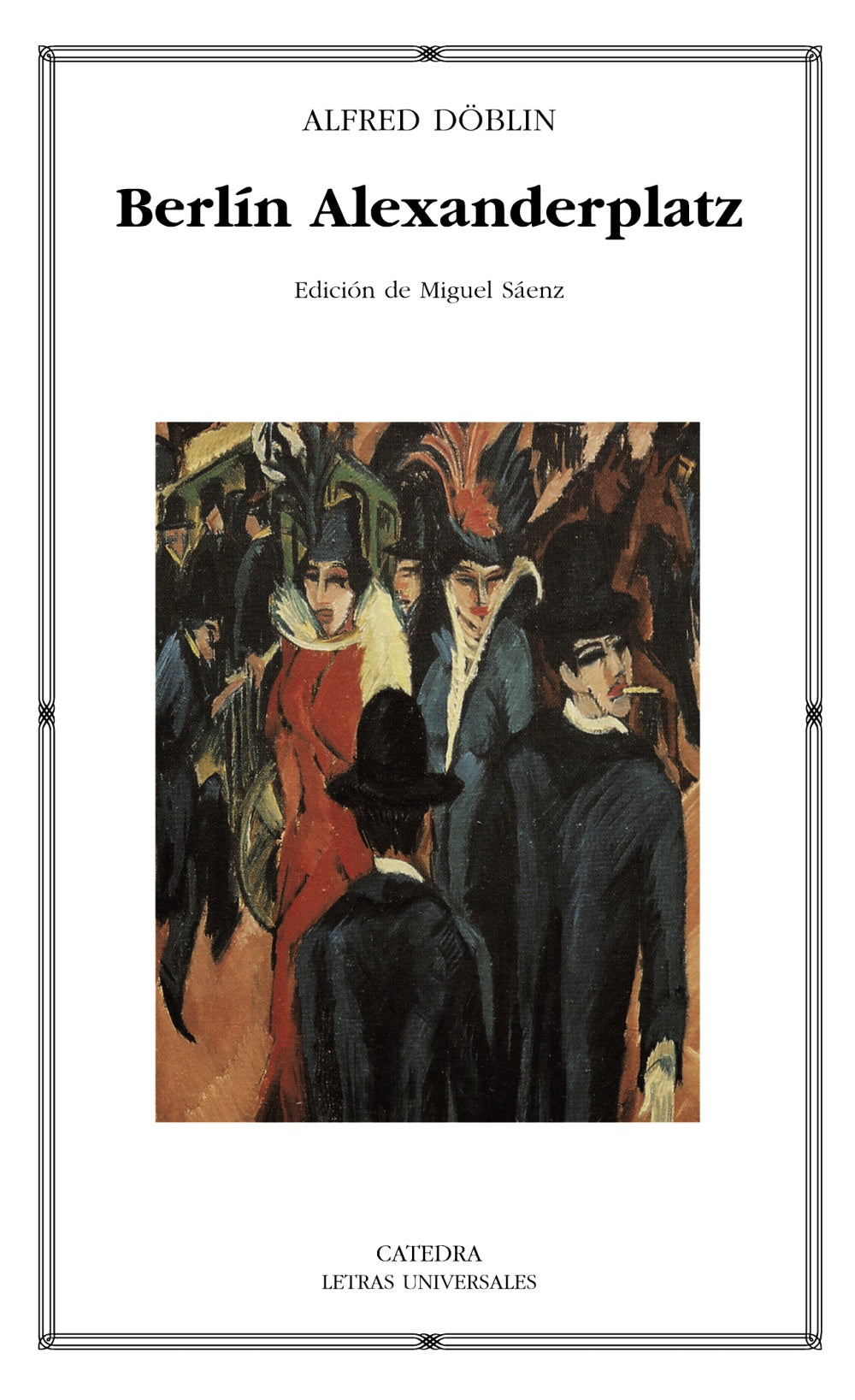 Berlín Alexanderplatz, de Döblin, Alfred | portada del libro