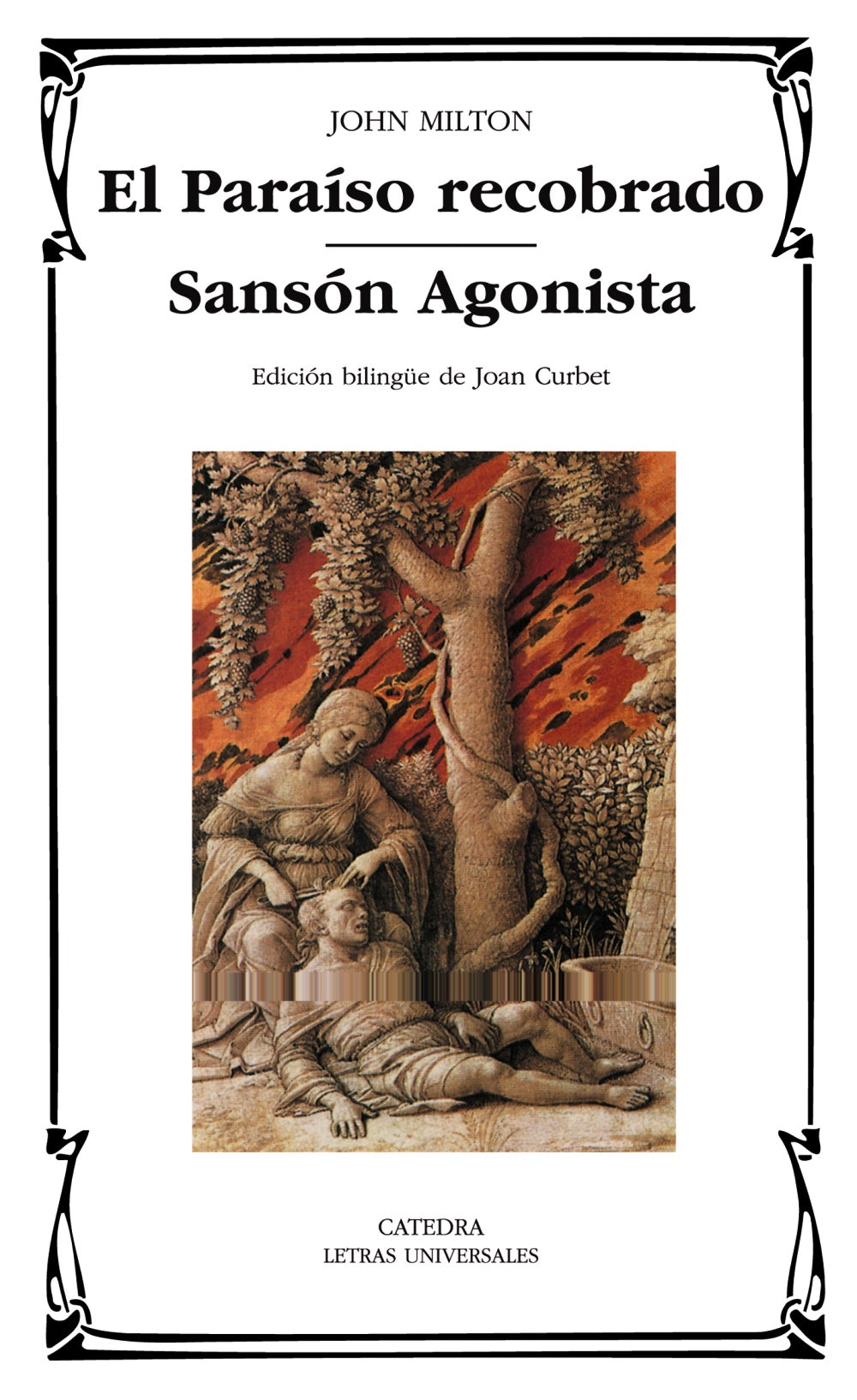 El Paraíso recobrado; Sansón Agonista, de Milton, John | portada del libro