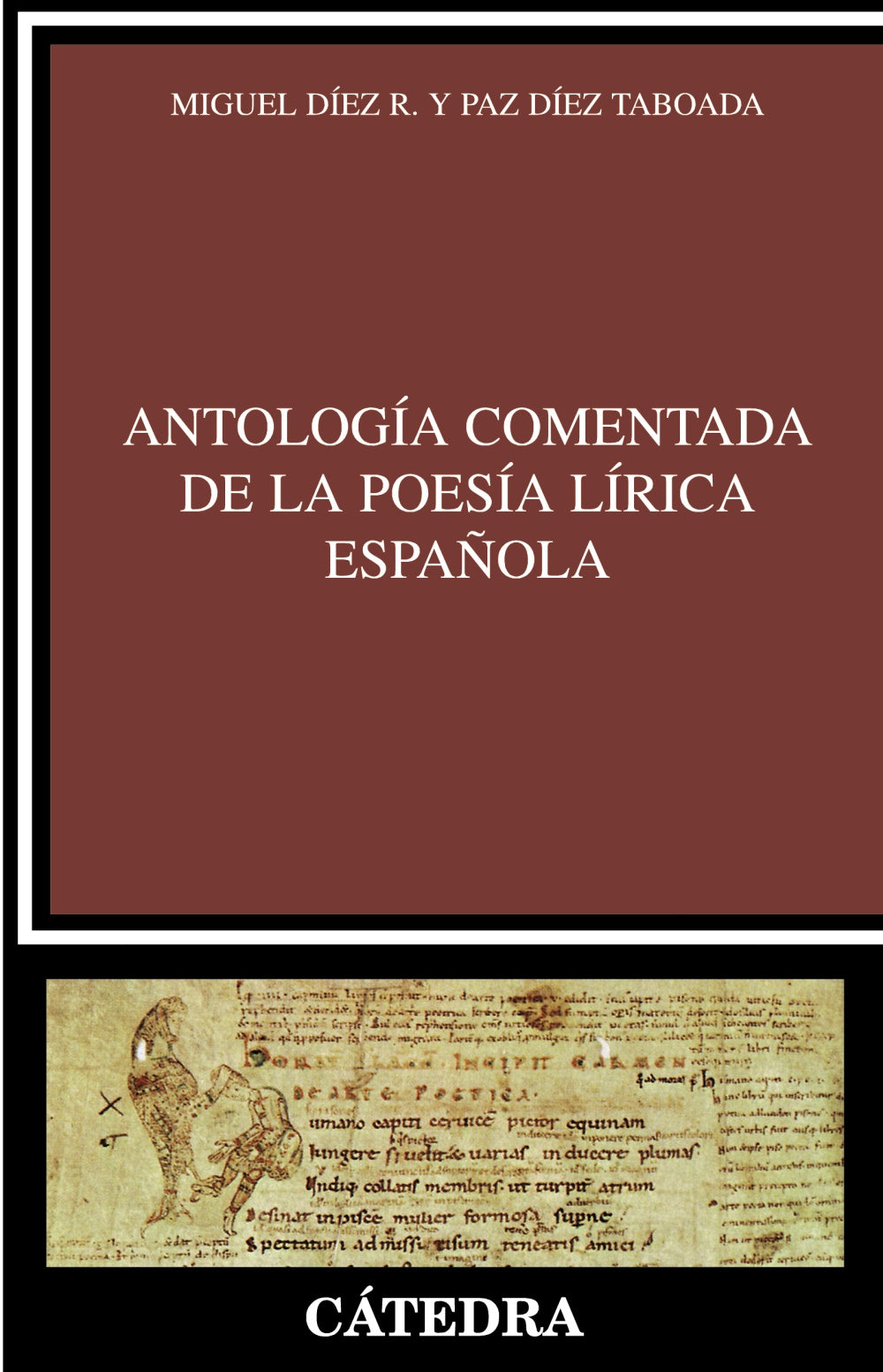 Antología comentada de la poesía lírica española, de Díez Taboada, Mª Paz | portada del libro