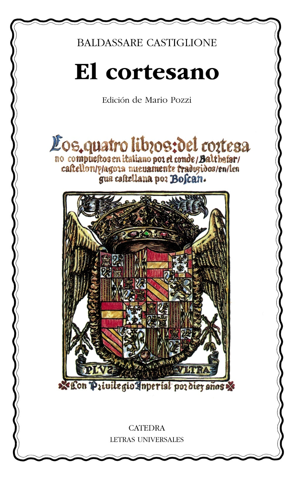 El cortesano, de Castiglione, Baldassare | portada del libro