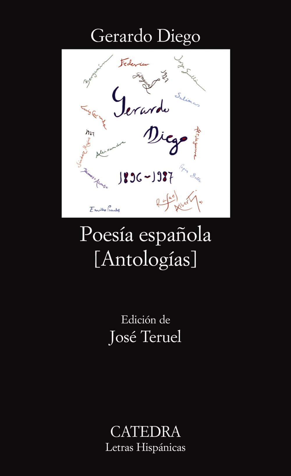 Poesía española, de Diego, Gerardo | portada del libro