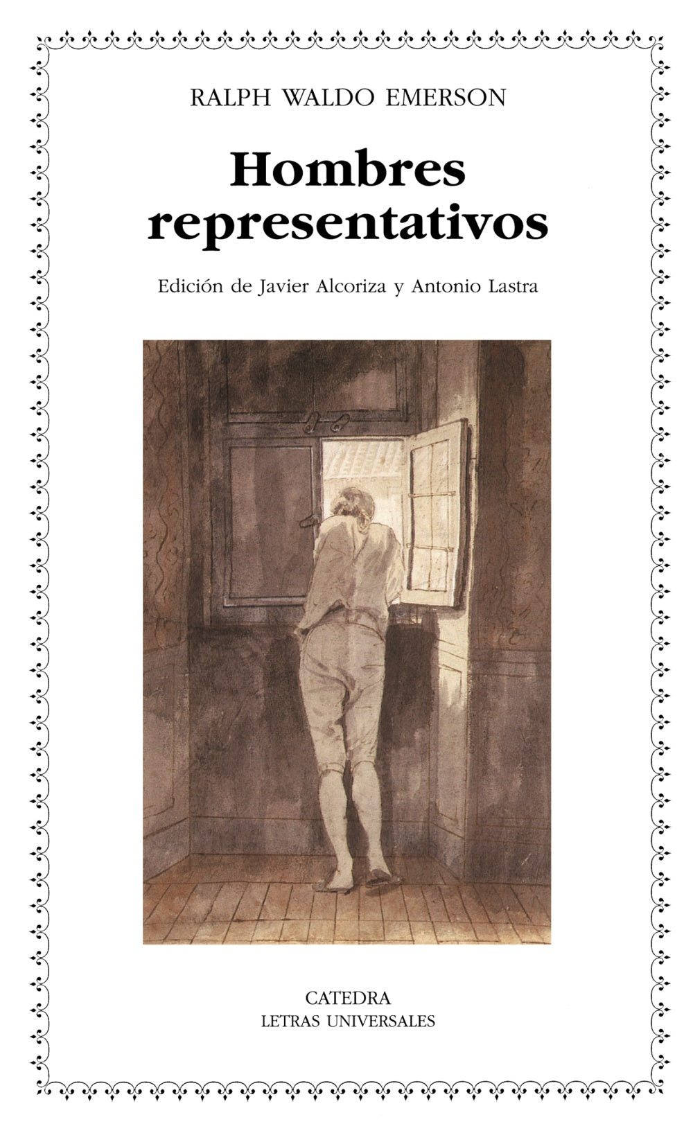 Hombres representativos, de Emerson, Ralph Waldo | portada del libro