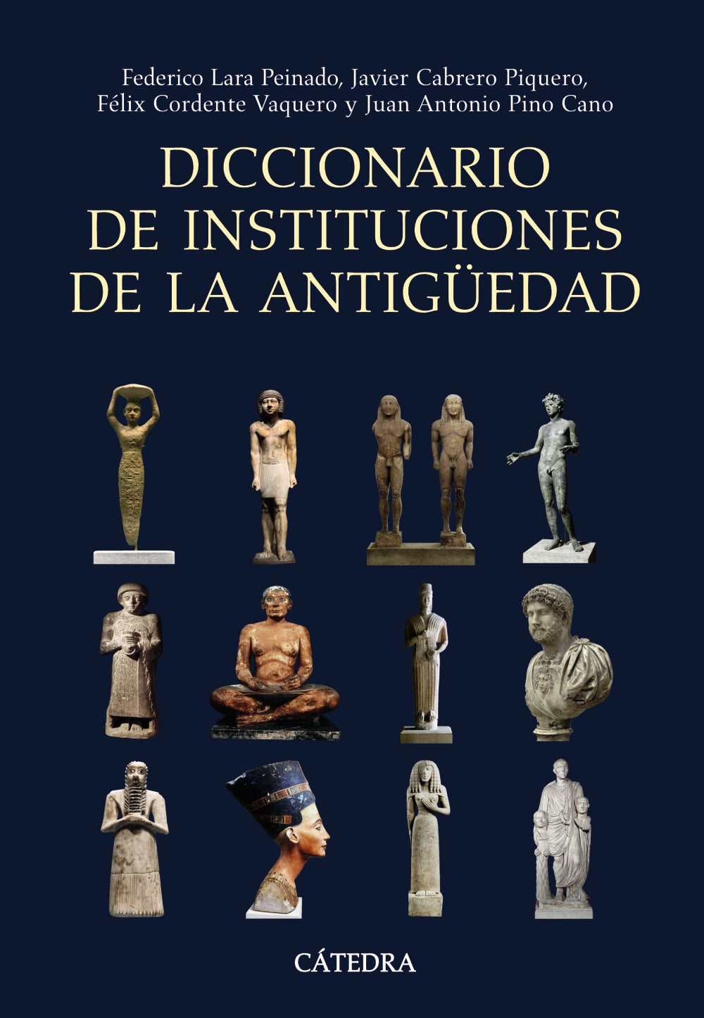 Diccionario de instituciones de la Antigüedad, de Lara Peinado, Federico | portada del libro