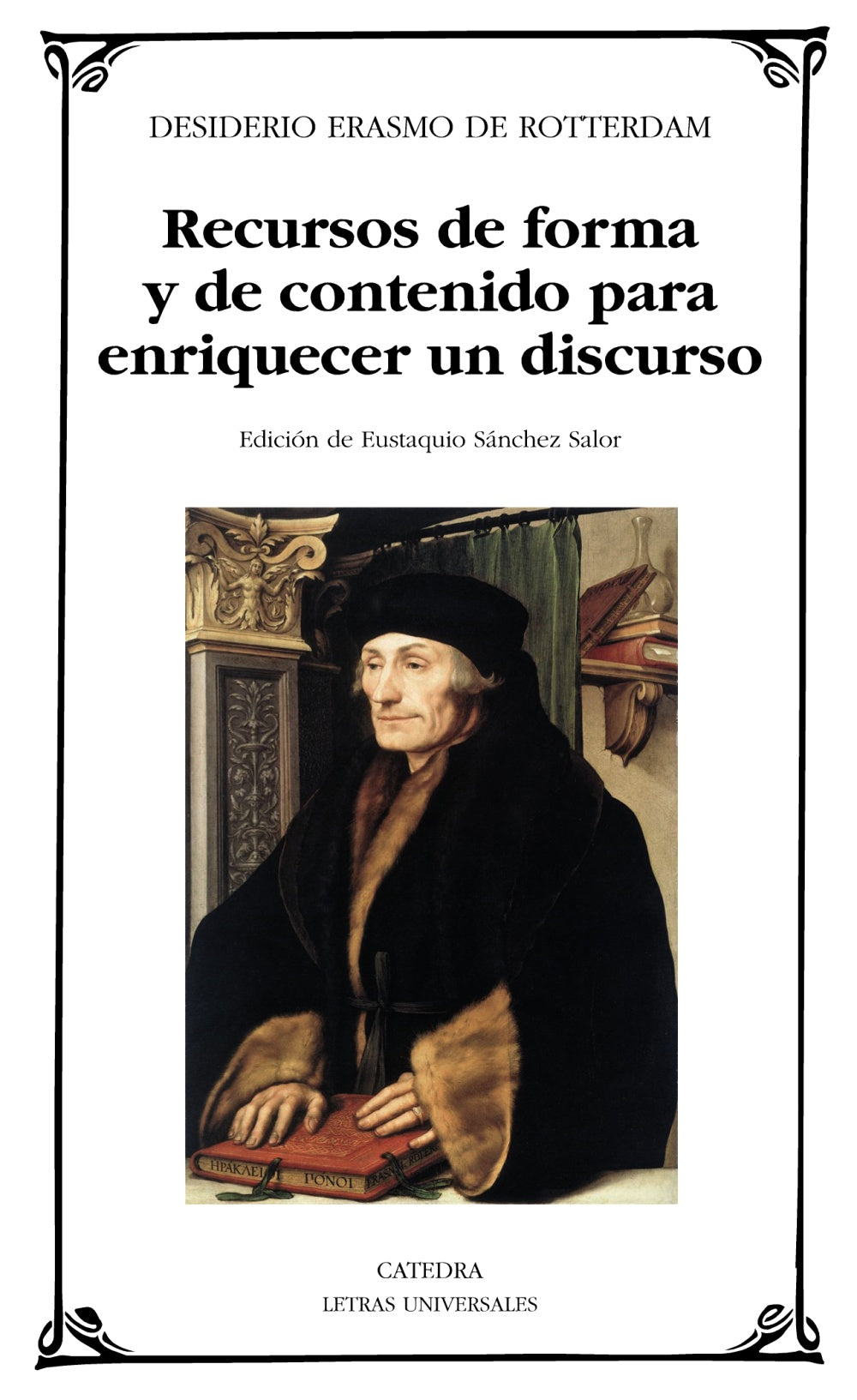 Recursos de forma y de contenido para enriquecer un discurso, de Rotterdam, Desiderio Erasmo de | portada del libro