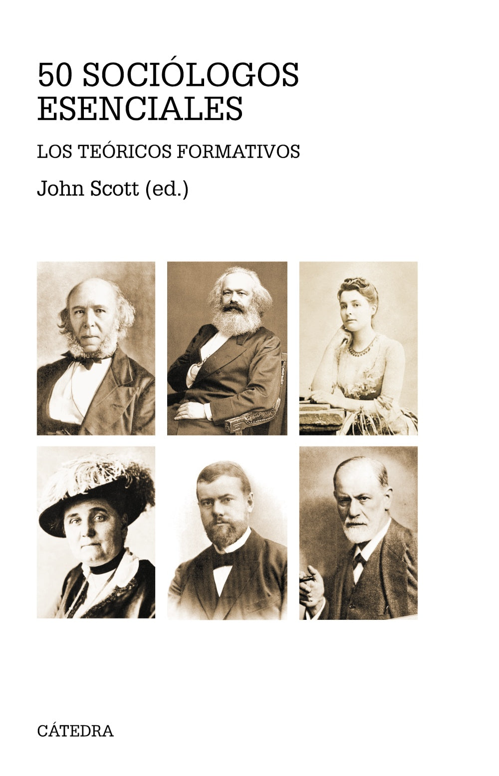 Cincuenta sociólogos esenciales, de Scott, John | portada del libro
