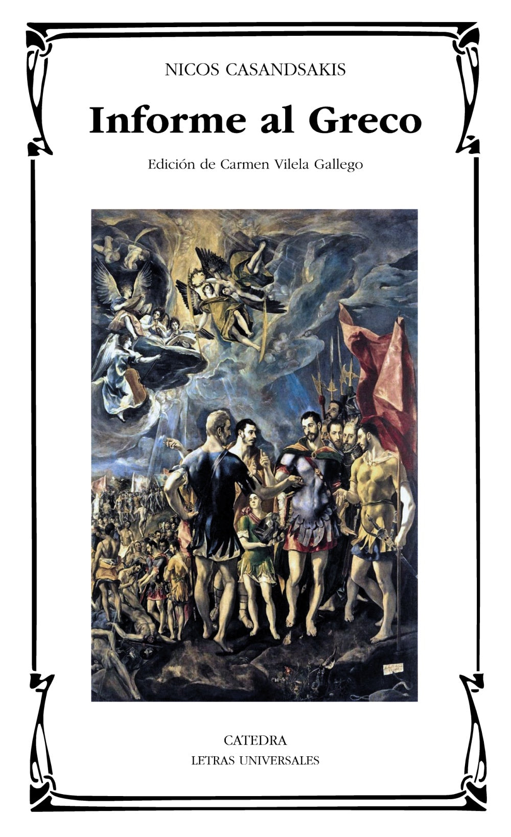 Informe al Greco, de Casandsakis, Nicos | portada del libro