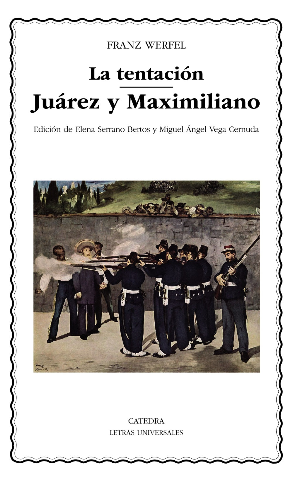 La tentación; Juárez y Maximiliano, de Werfel, Franz | portada del libro