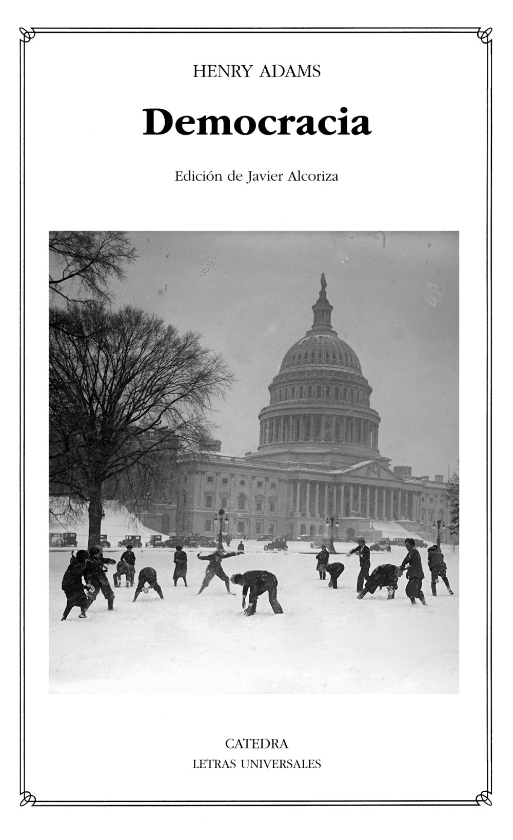 Democracia, de Adams, Henry | portada del libro