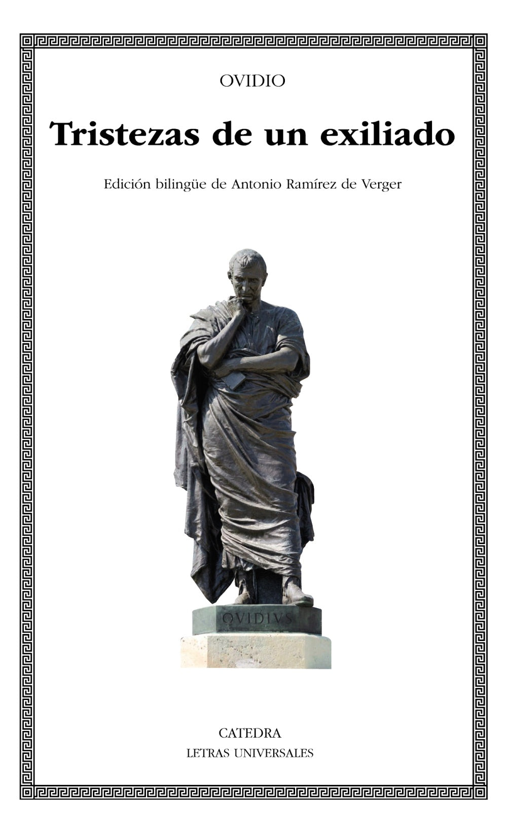 Tristezas de un exiliado, de Ovidio | portada del libro