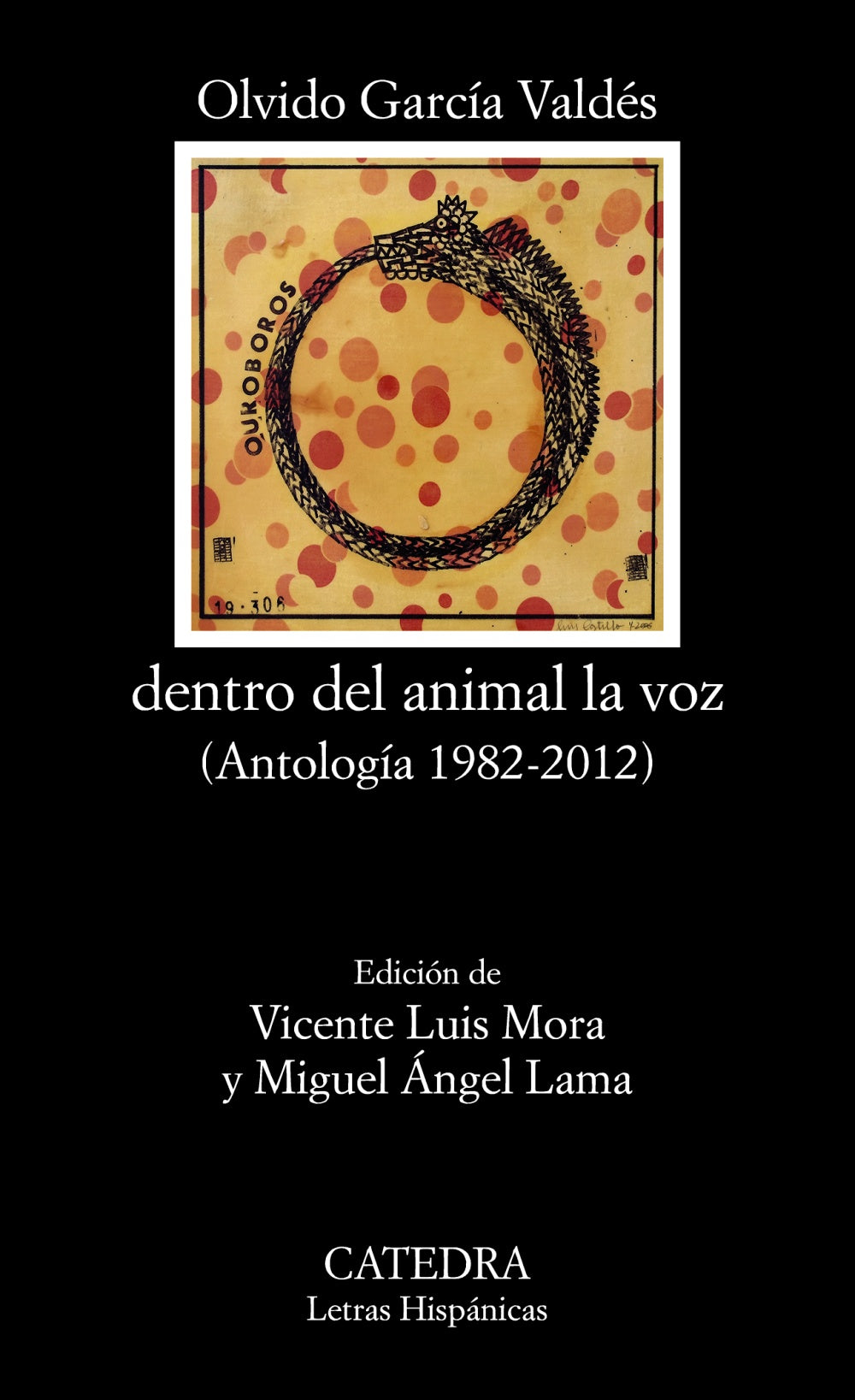 dentro del animal la voz, de García Valdés, Olvido | portada del libro