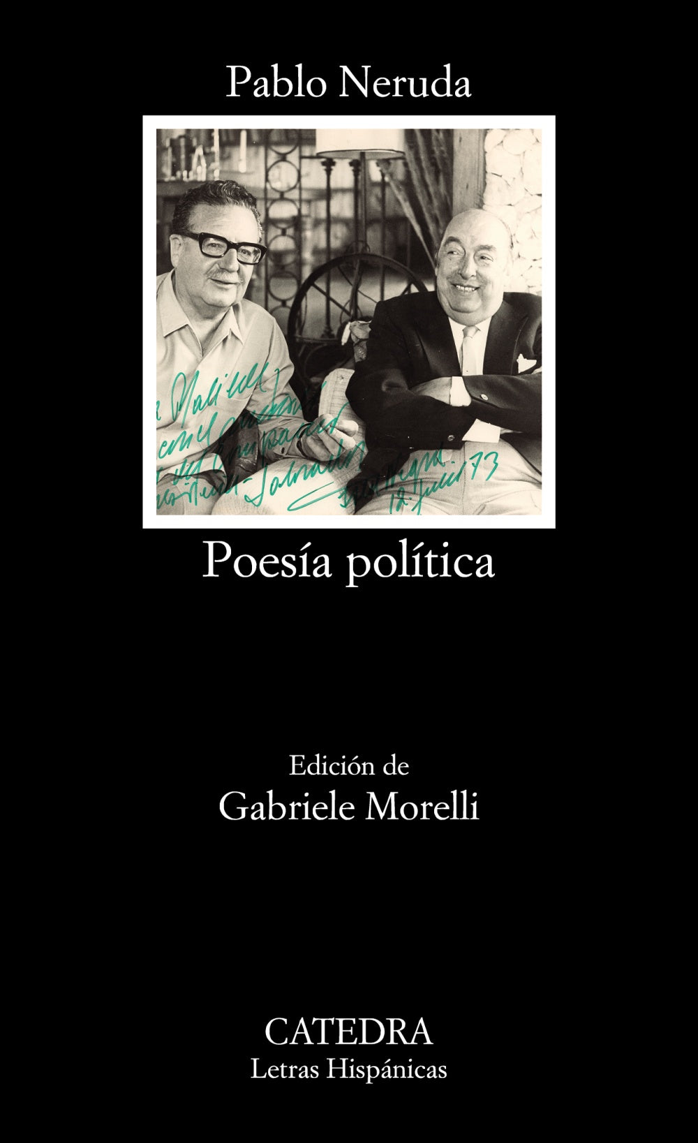 Poesía política, de Neruda, Pablo | portada del libro