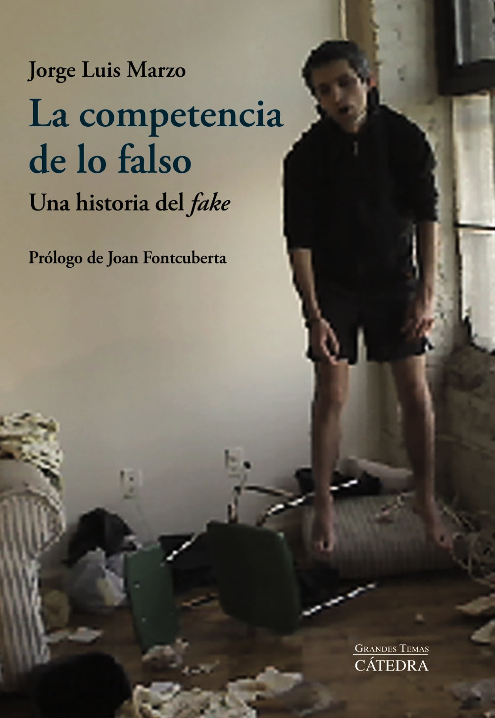 La competencia de lo falso, de Marzo, Jorge Luis | portada del libro