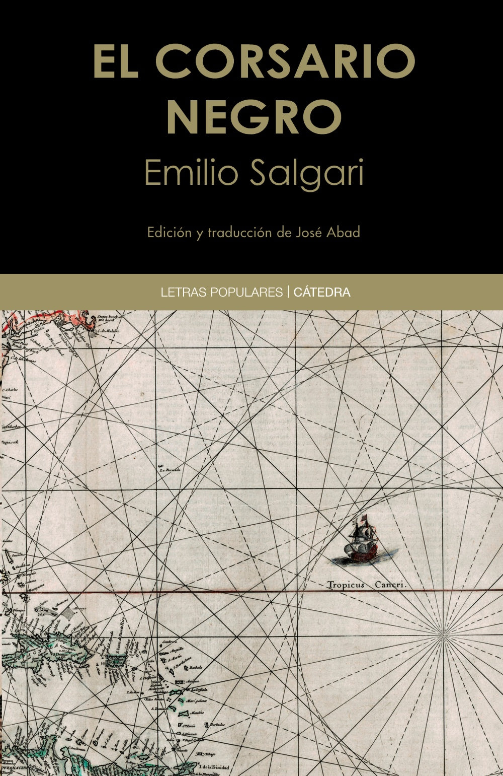 El Corsario Negro, de Salgari, Emilio | portada del libro