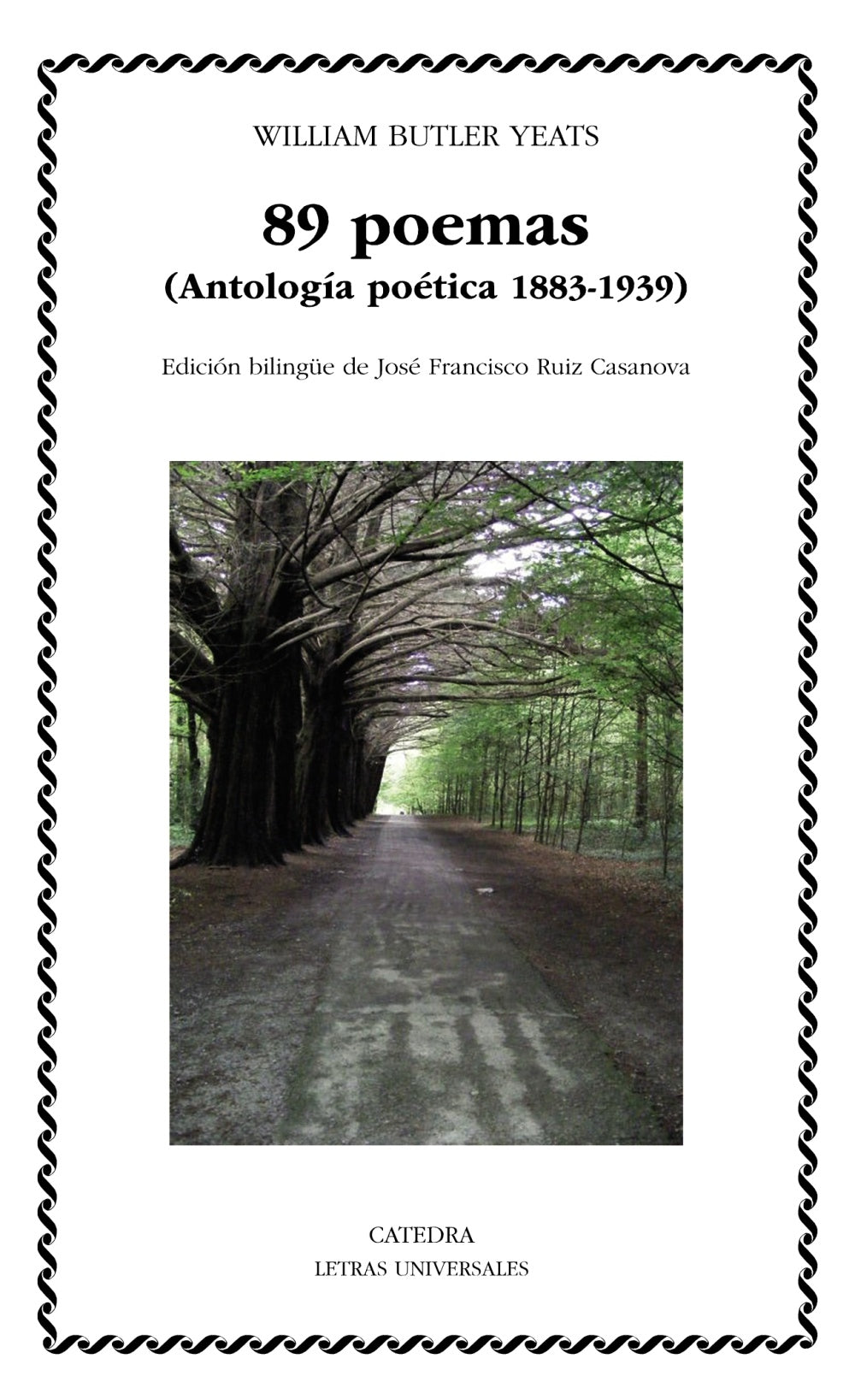 89 poemas, de Yeats, William Butler | portada del libro