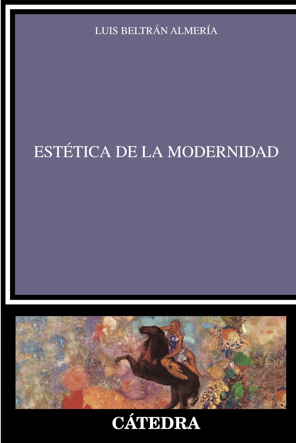 Estética de la Modernidad, de Beltrán Almería, Luis | portada del libro