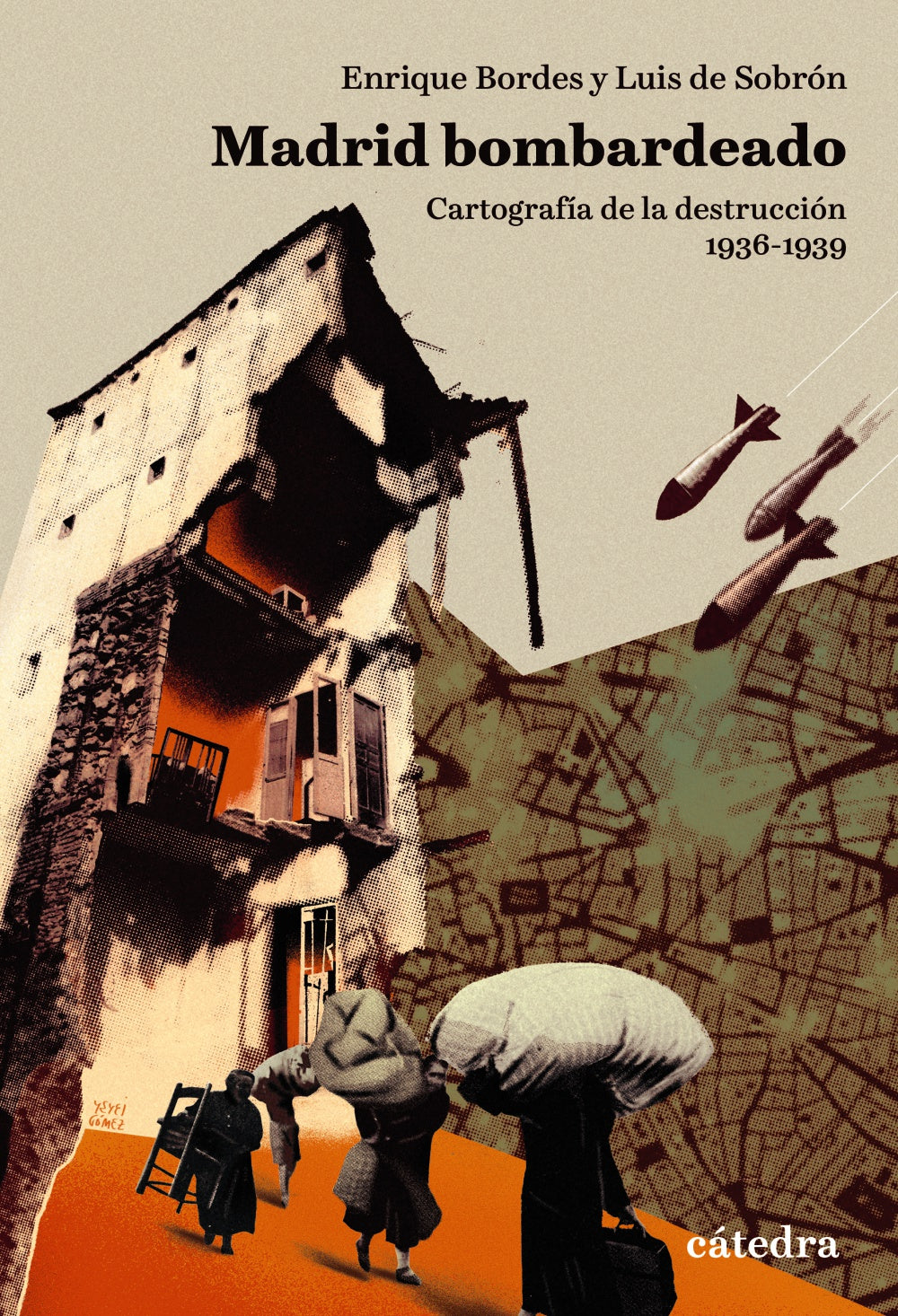 Madrid bombardeado, de Bordes, Enrique | portada del libro