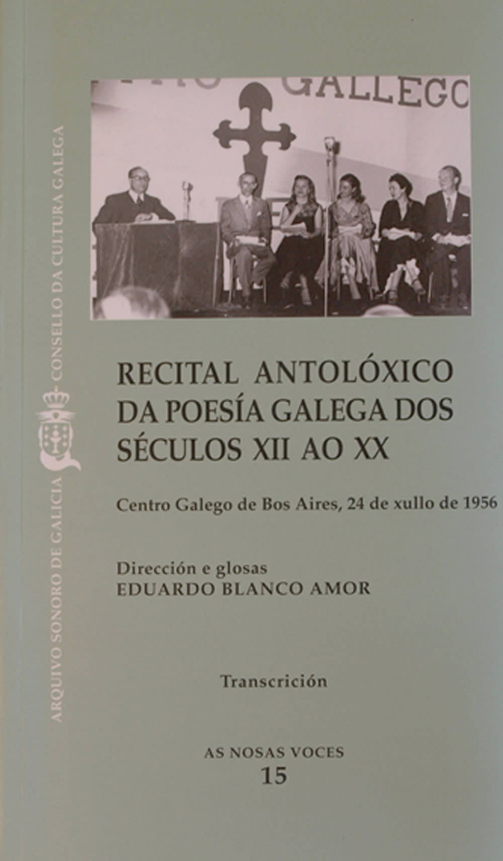 Recital antolóxico de poes¡a galega dos séculos XII ao XX | portada del libro