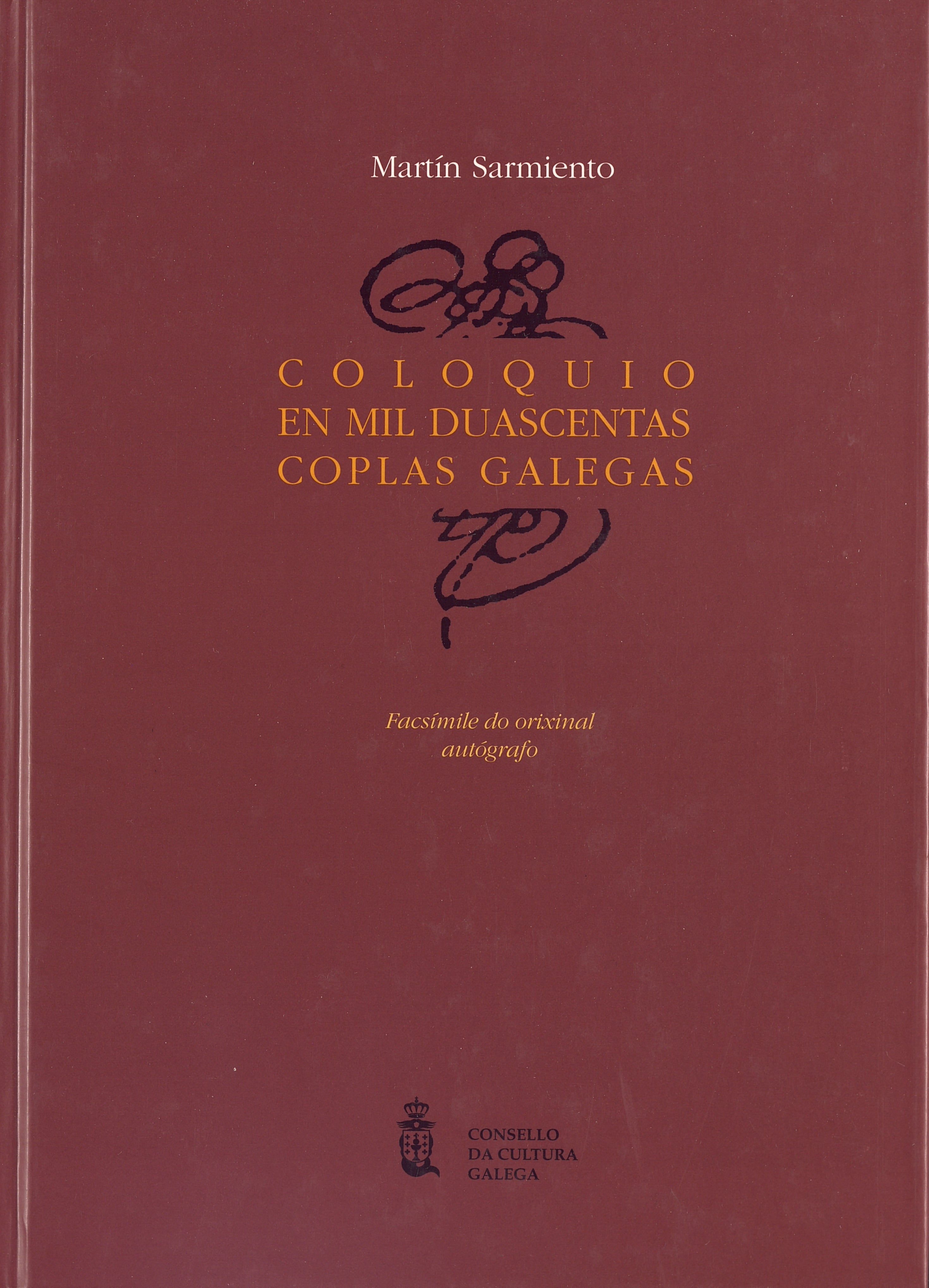 Coloquio en mil duascentas coplas galegas, de SARMIENTO | portada del libro
