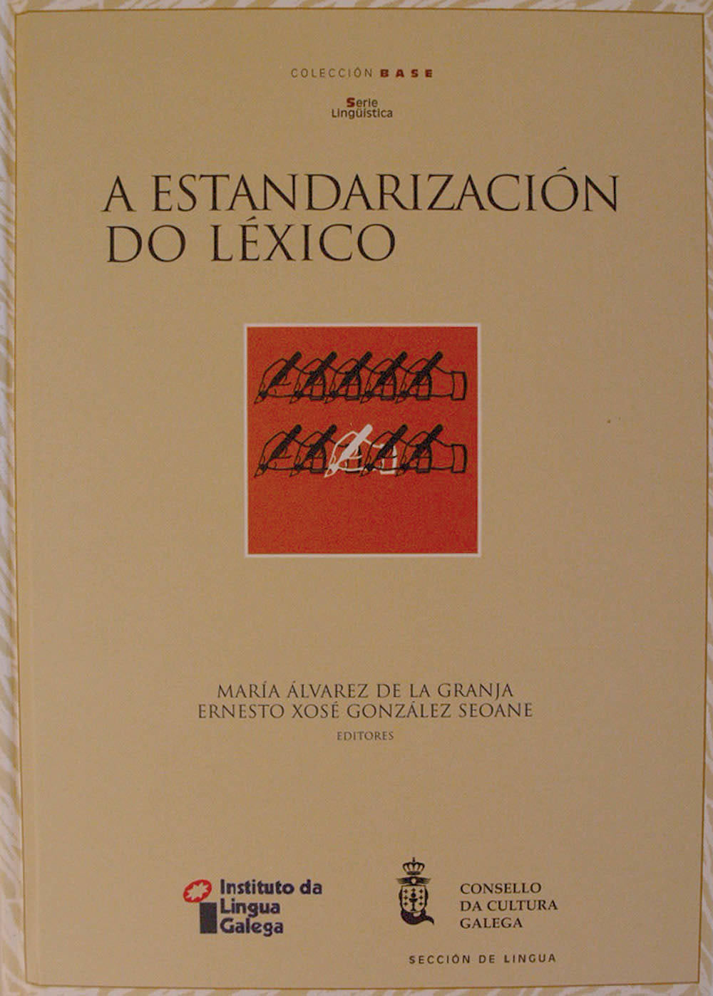 A estandarización do léxico | portada del libro