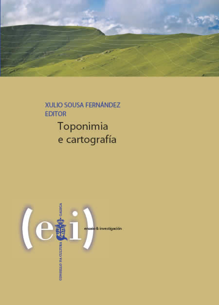 Toponimia e cartografía, de Sousa Fernández | portada del libro