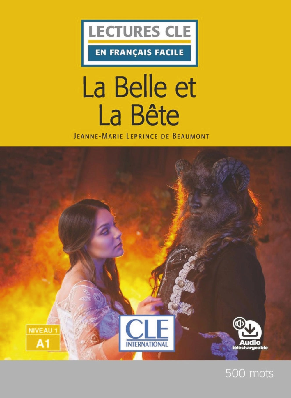 La Belle et la Bête - livre - Niveau 1/A1 - Livre, de Beaumont, Jeanne-Marie De | portada del libro