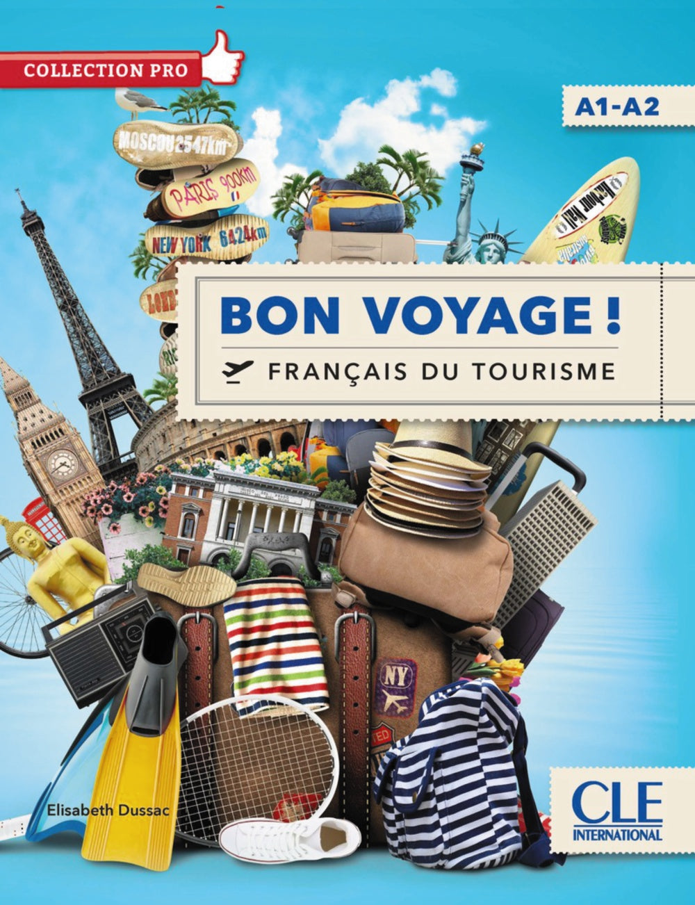 Bon voyage ! Niveaux A1/A2. Livre + Audio téléchargeable en ligne, de Dussac, Elisabeth | portada del libro