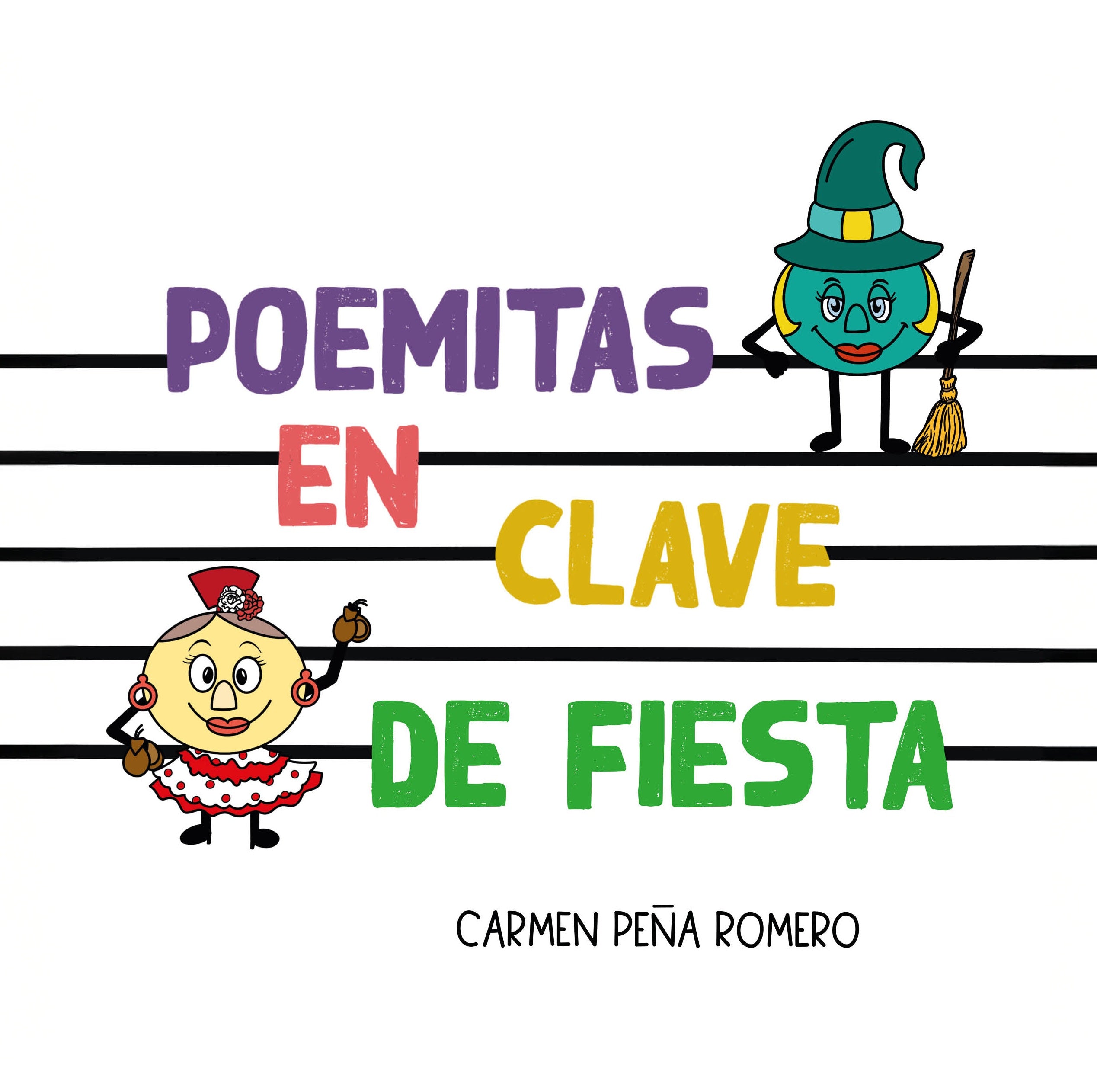 POEMITAS EN CLAVE DE FIESTA, de PEÑA ROMERO | portada del libro