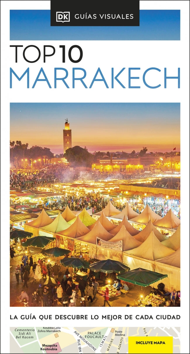 GUIA TOP 10 MARRAKECH GUIAS VISUALES TOP 10, de DK | portada del libro