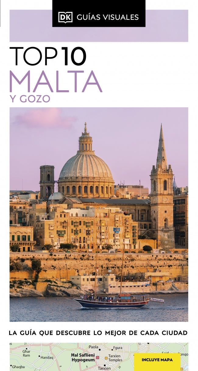 MALTA Y GOZO GUIAS VISUALES TOP 10, de DK | portada del libro
