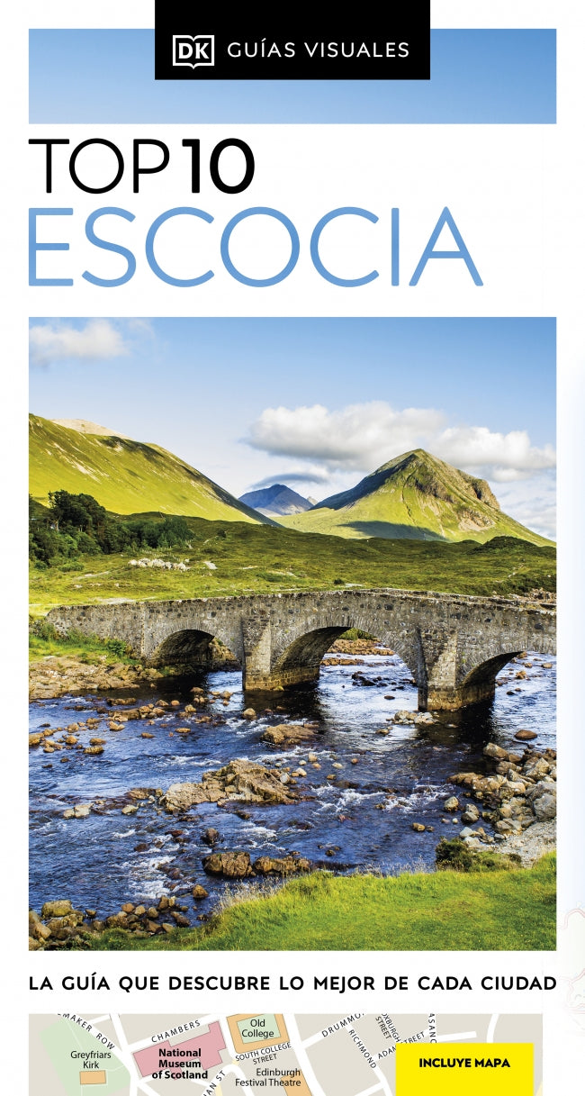 ESCOCIA GUIAS VISUALES TOP 10, de DK | portada del libro