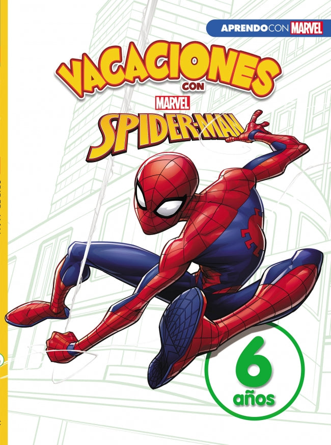 Vacaciones con Spider-man (Libro educativo Marvel con actividades), de Marvel | portada del libro