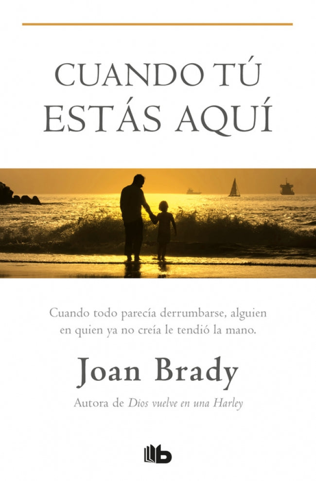 Cuando tú estás aquí, de Joan Brady | portada del libro