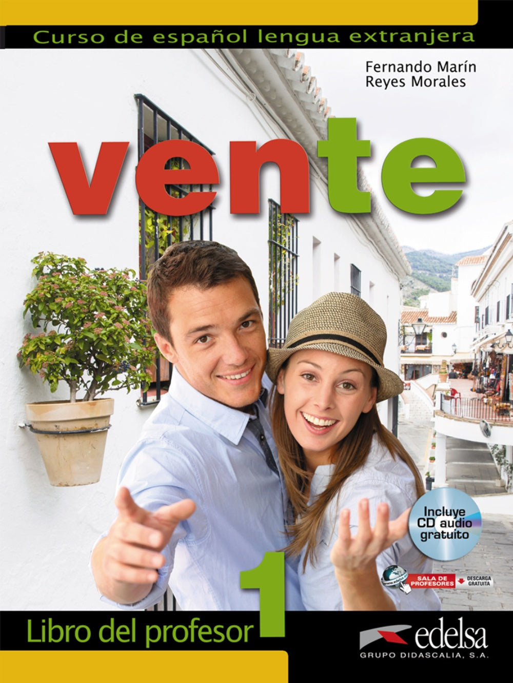 Vente 1 (A1/A2) - libro del profesor, de Marín Arrese, Fernando | portada del libro