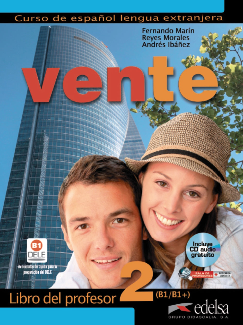 Vente 2 (B1+) - libro del profesor, de Marín Arrese, Fernando | portada del libro