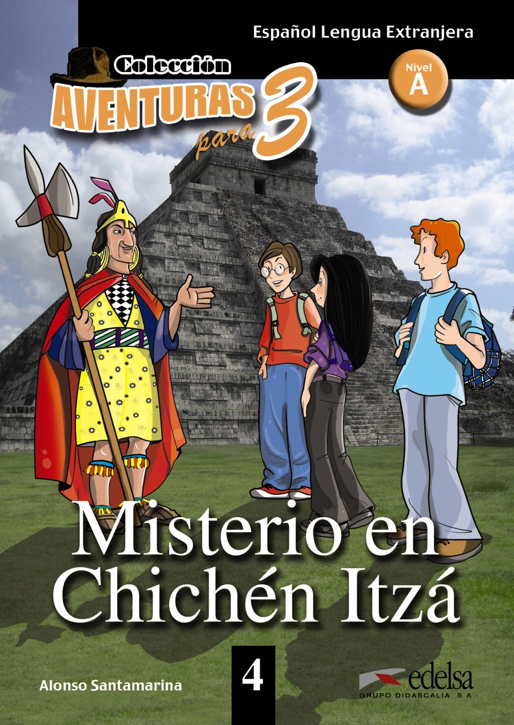 APT 4 - Misterio en Chichén Itzá, de Alfonso Santamarina | portada del libro